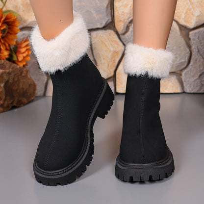 Warme Winter Boots mit Futter - Leyla