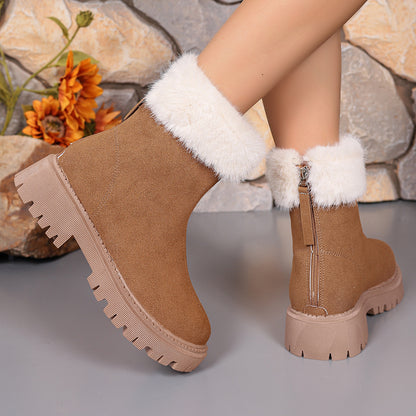 Warme Winter Boots mit Futter - Leyla