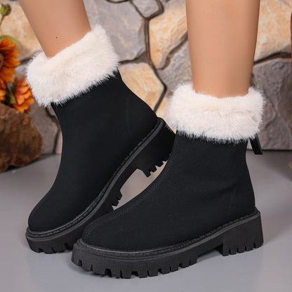 Warme Winter Boots mit Futter - Leyla