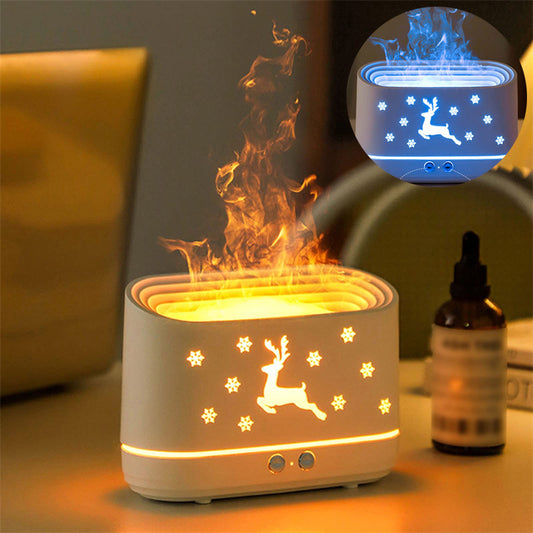 Elk Flame Diffuser – Leiser Luftbefeuchter & Weihnachtsdeko