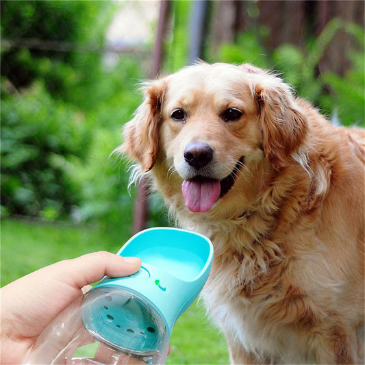 Tragbare Wasserflasche für ihr Haustier