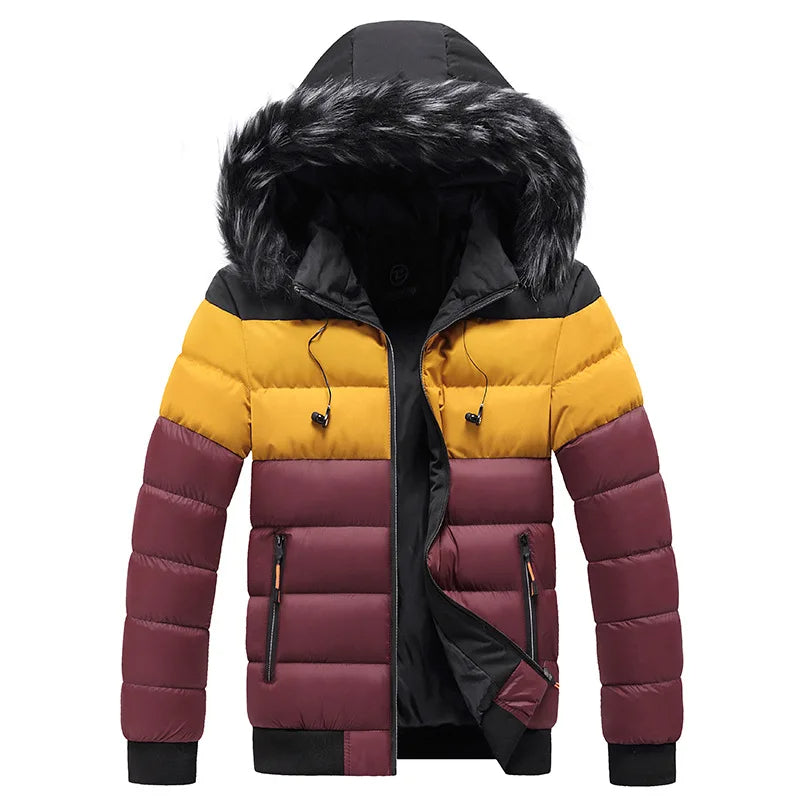 Blake – thermo-winterjacke mit fellkapuze