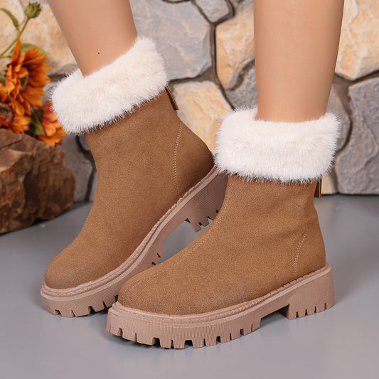 Warme Winter Boots mit Futter - Leyla