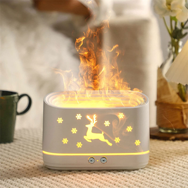 Elk Flame Diffuser – Leiser Luftbefeuchter & Weihnachtsdeko