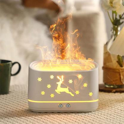 Elk Flame Diffuser – Leiser Luftbefeuchter & Weihnachtsdeko