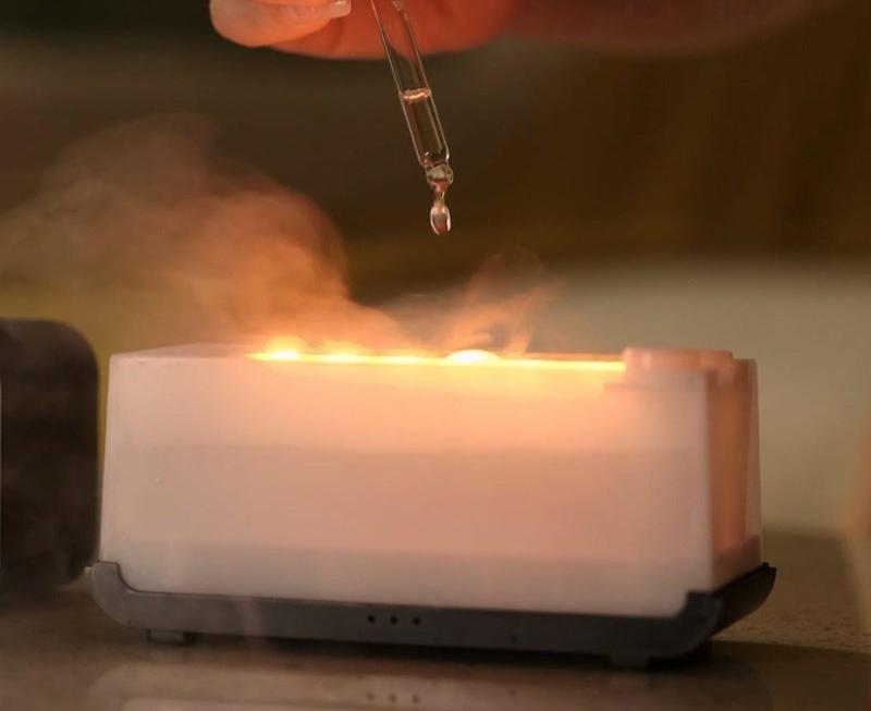 Aroma Diffusor mit USB – Flammen-Effekt & Luftbefeuchter für den Haushalt