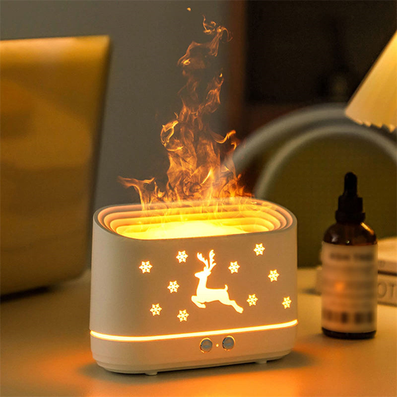 Elk Flame Diffuser – Leiser Luftbefeuchter & Weihnachtsdeko