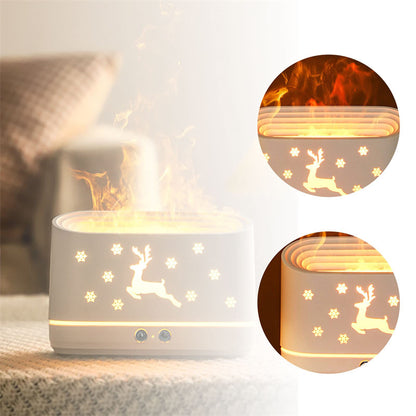 Elk Flame Diffuser – Leiser Luftbefeuchter & Weihnachtsdeko