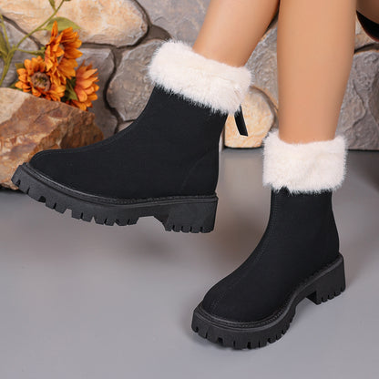 Warme Winter Boots mit Futter - Leyla